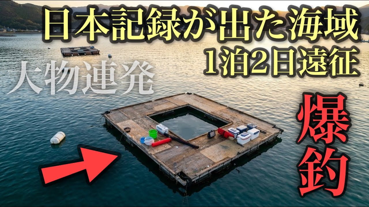 【衝撃】日本一深い港&times;日本記録が出た湾内の筏でかぶせ釣りしてみたら&hellip;！？