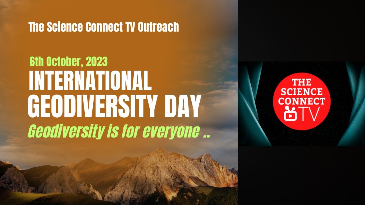 International Geodiversity Day.