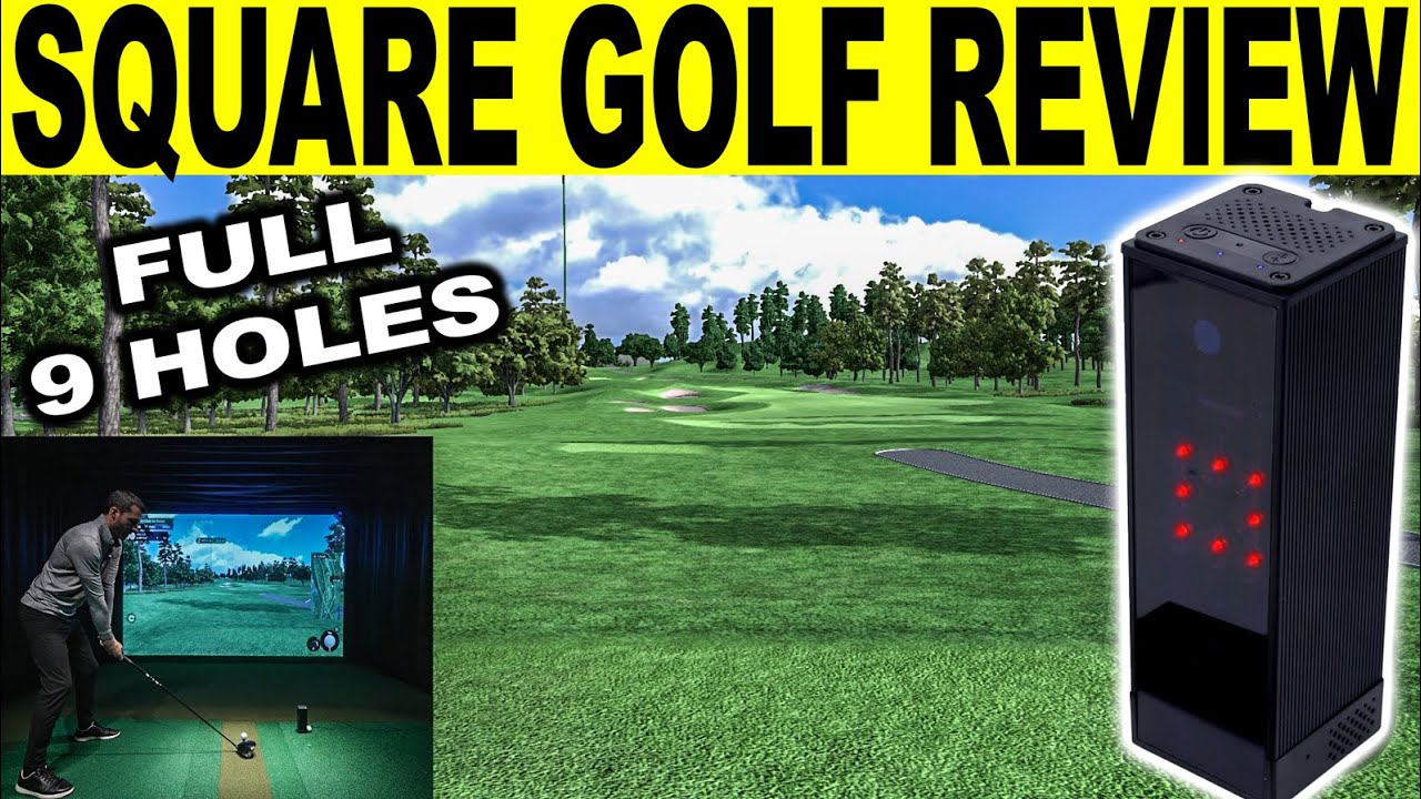 Square Golf Launch Monitor Review: Playing a Full 9 Hole Round! 🏌️ ⛳