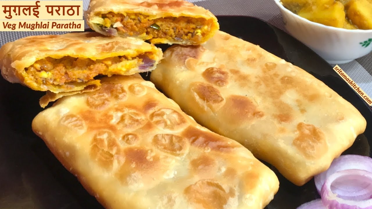 लाज़बाब मुगलई पराठा बनाने का तरीका बिना अंडेका-Veg Mughlai Paratha-Moglai Parota-Easy Mughlai Paratha