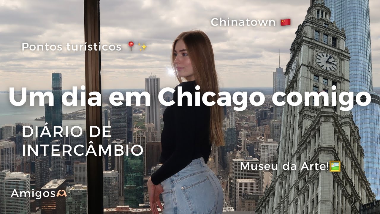 Diário de Intercâmbio #18 🇺🇸 - Turistando por Chicago, museu de arte, comida e comprinhas