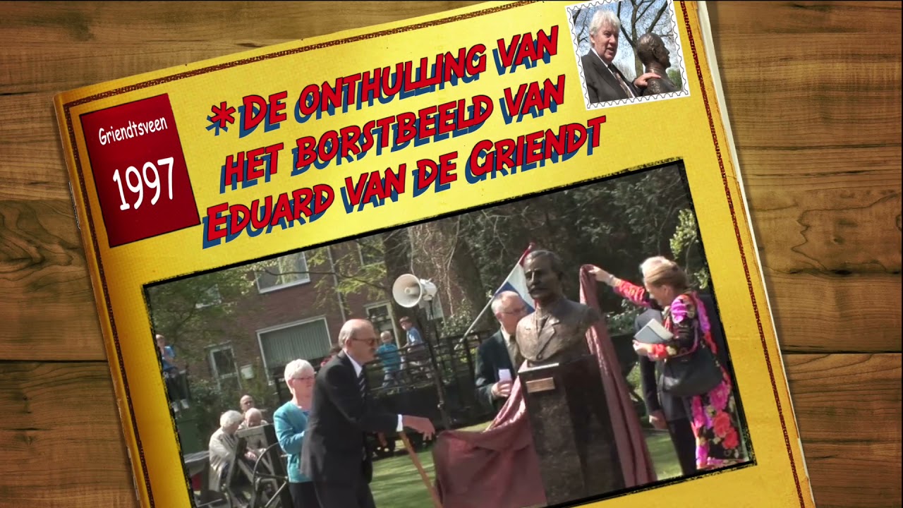 Griendtsveen 1997 De onthulling borstbeeld van Eduard van de Griendt