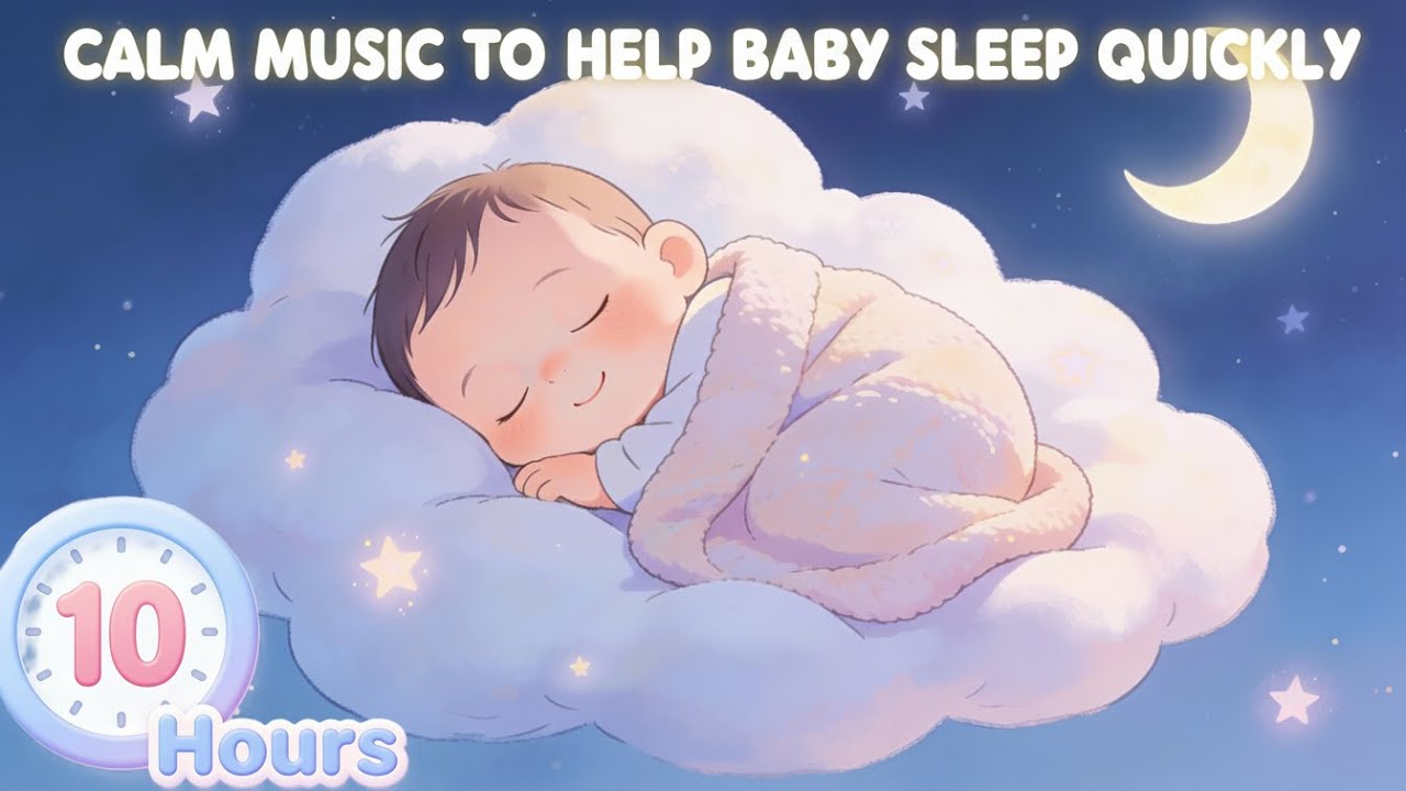 Sleep Instantly Within Minutes ♥ Sleeping Music for Babies | 10 Hours Loop