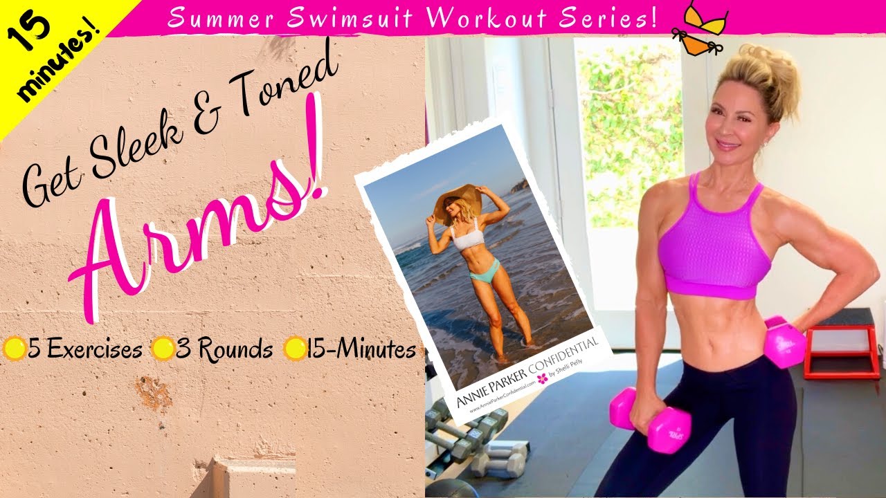 15 Min Sleek Arm Workout | Dumbbells Only
