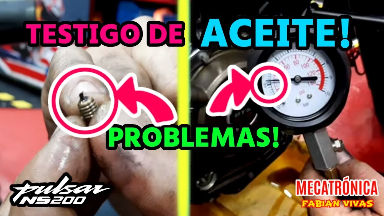 luz de presión de aceite en pulsar NS 200 , KTM duke  , dominar aqui el diagnostico y la solucion