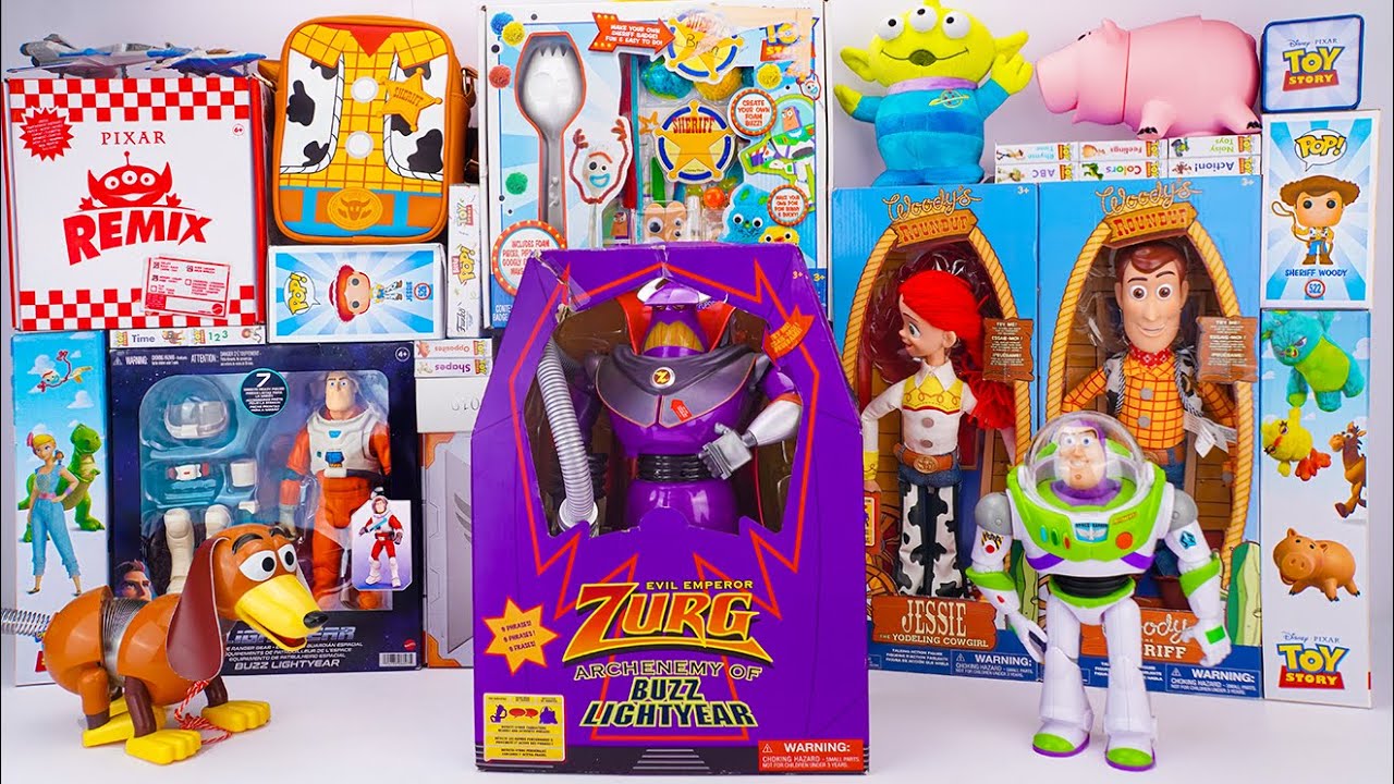 Disney Pixar Toy Story Collection Unboxing Review | Zurg & Buzz Lightyear & Woody | ASMR