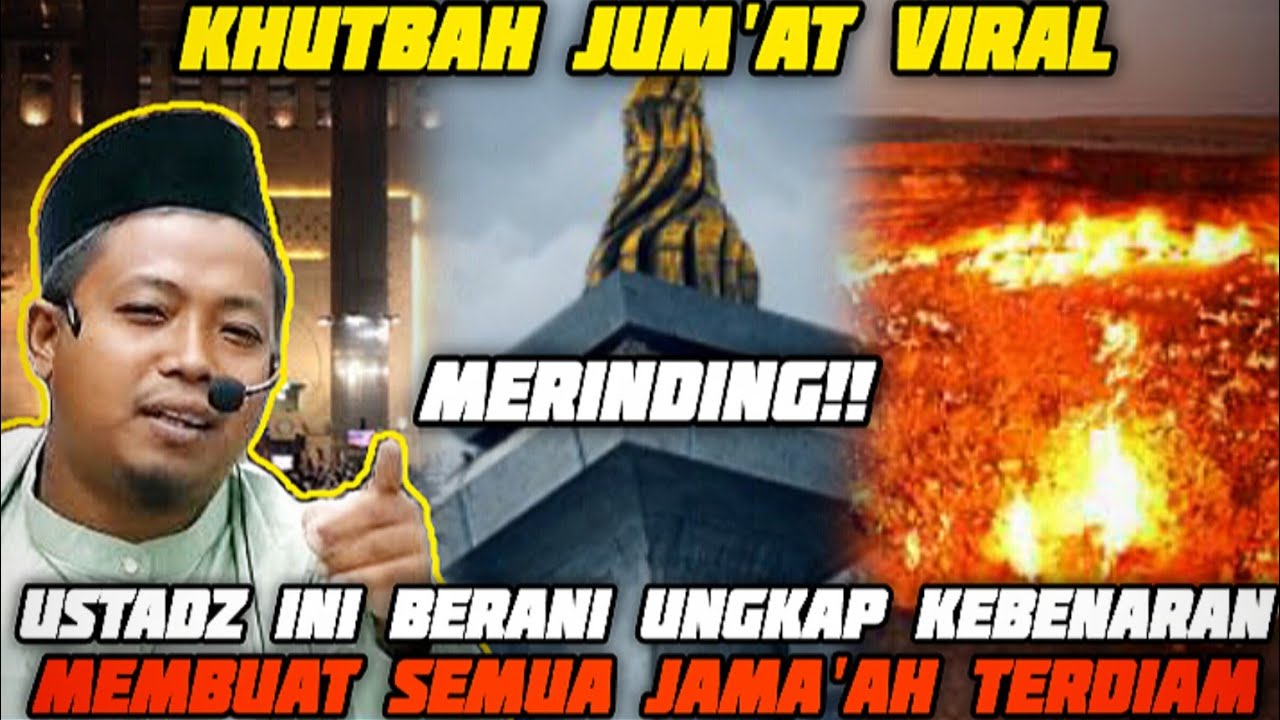 🔴 MERINDING‼️ KHUTBAH JUM'AT VIRAL, USTADZ INI BERANI UNGKAP KEBENARAN, MEMBUAT JAMA'AH TERDIAM 