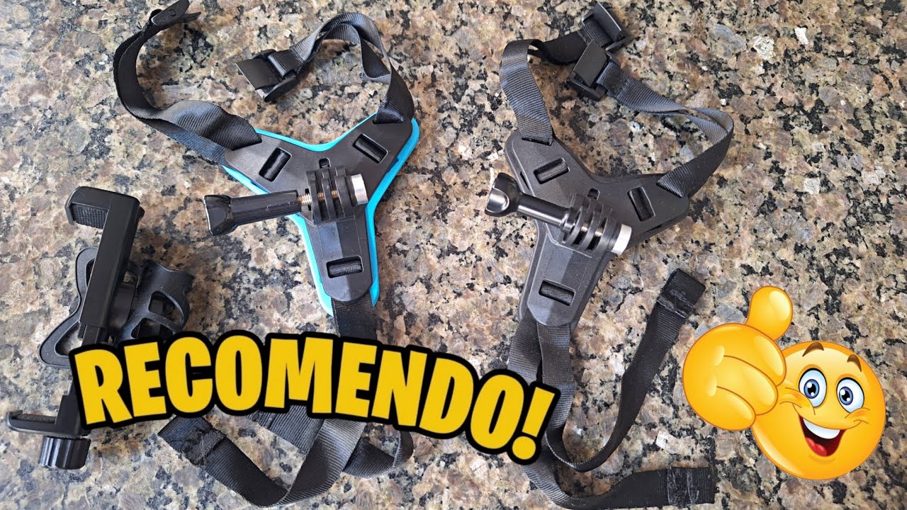 Suporte pra capacete-gopro e celular.