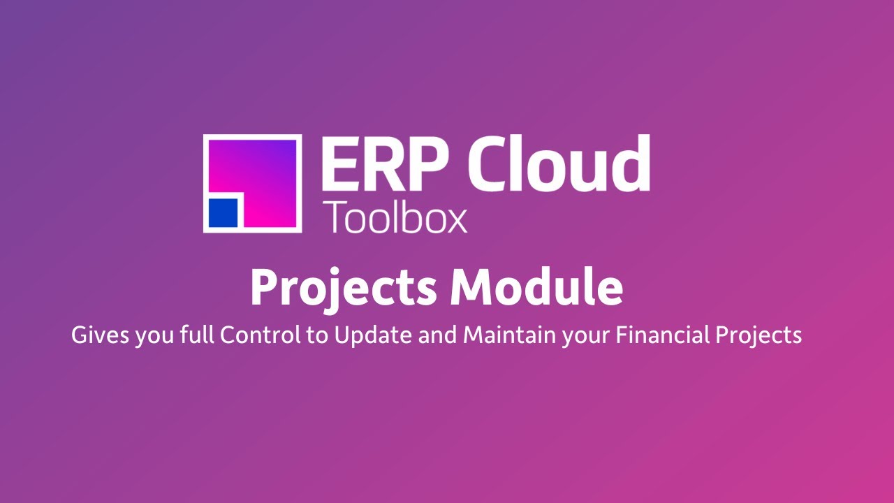 The More4apps ERP Cloud Toolbox Projects Module: Updates