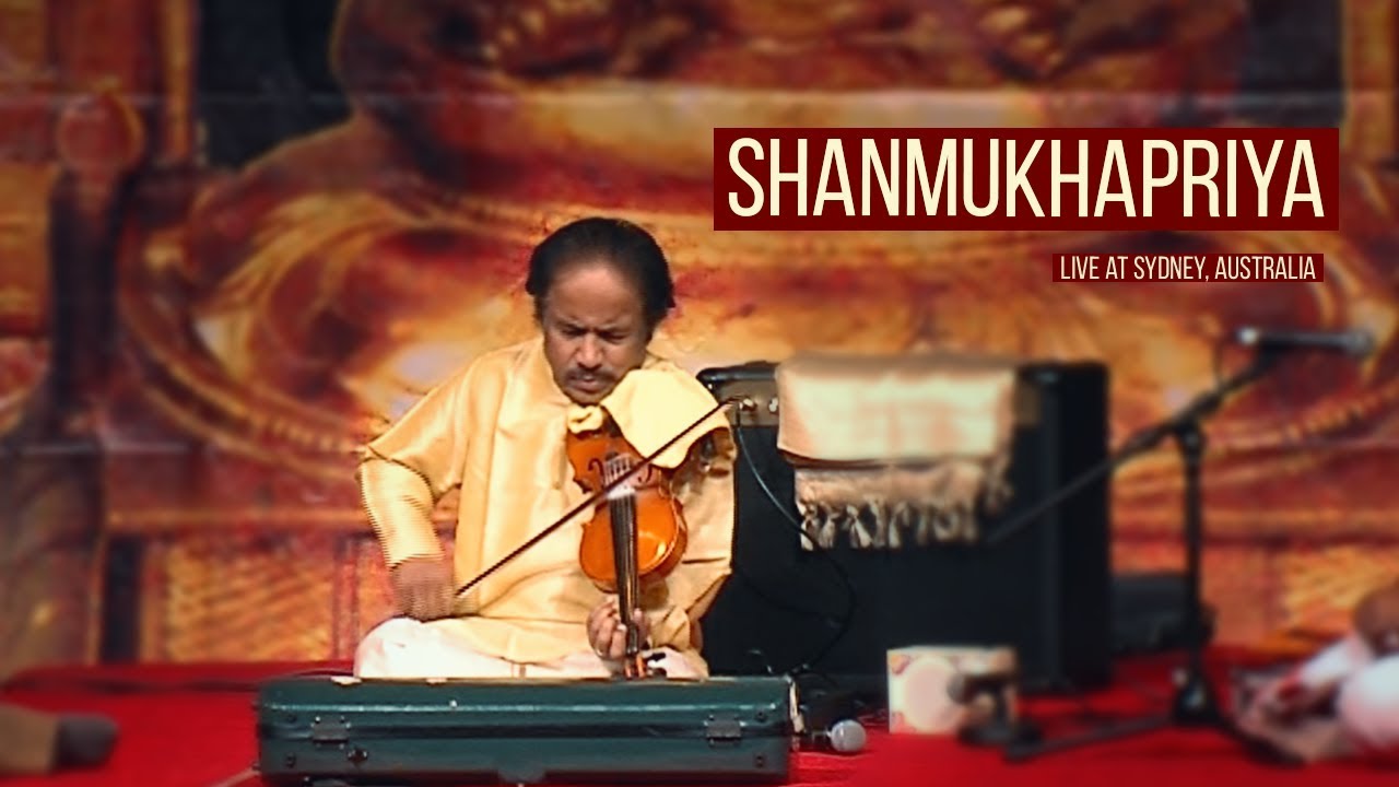 Shanmukhapriya Raga | RTP | Dr L Subramaniam | (Live at Sydney, Australia)