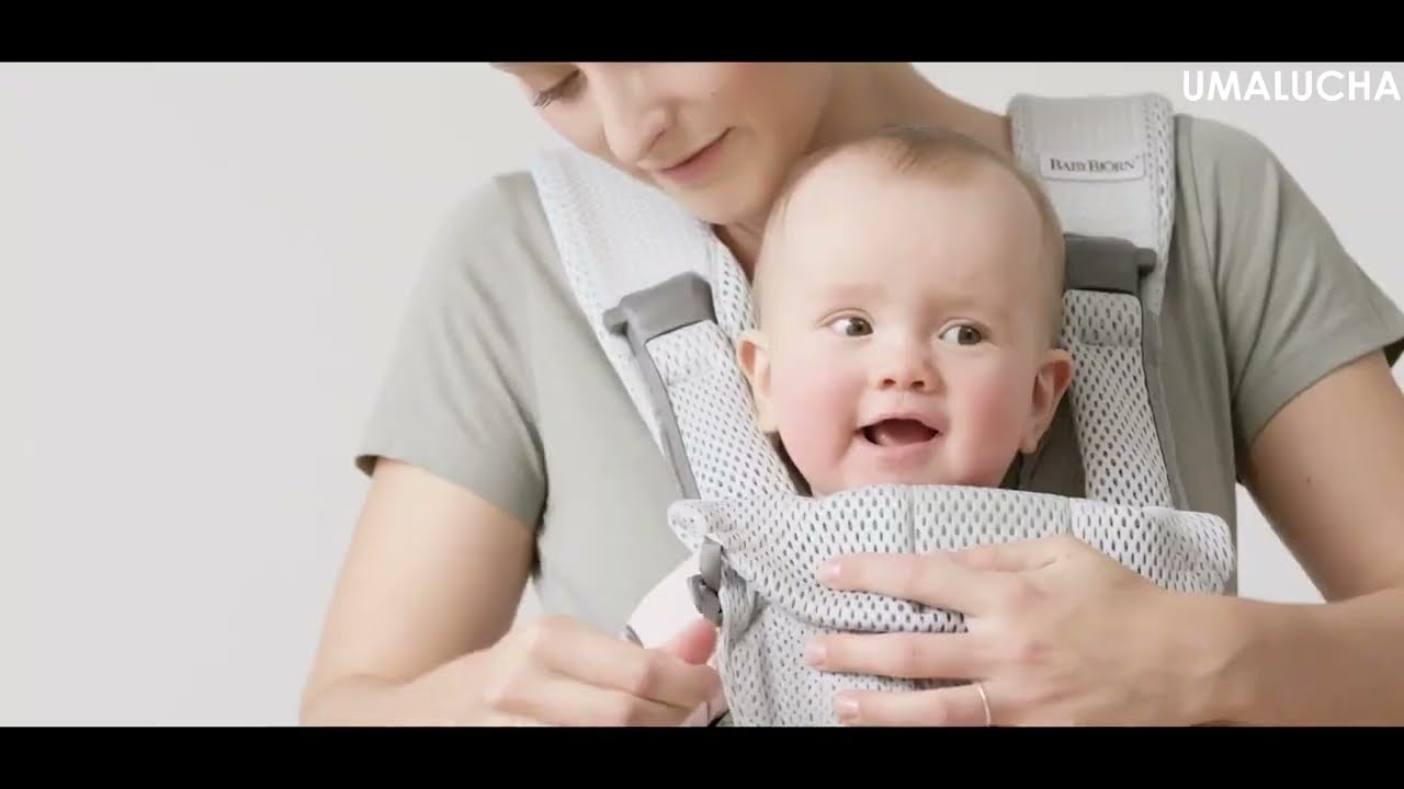 BABYBJORN NOSIDEŁKO ONE AIR | GREY SZARE | ZAKŁADANIE KROK PO KROKU | POZYCJE NOSZENIA