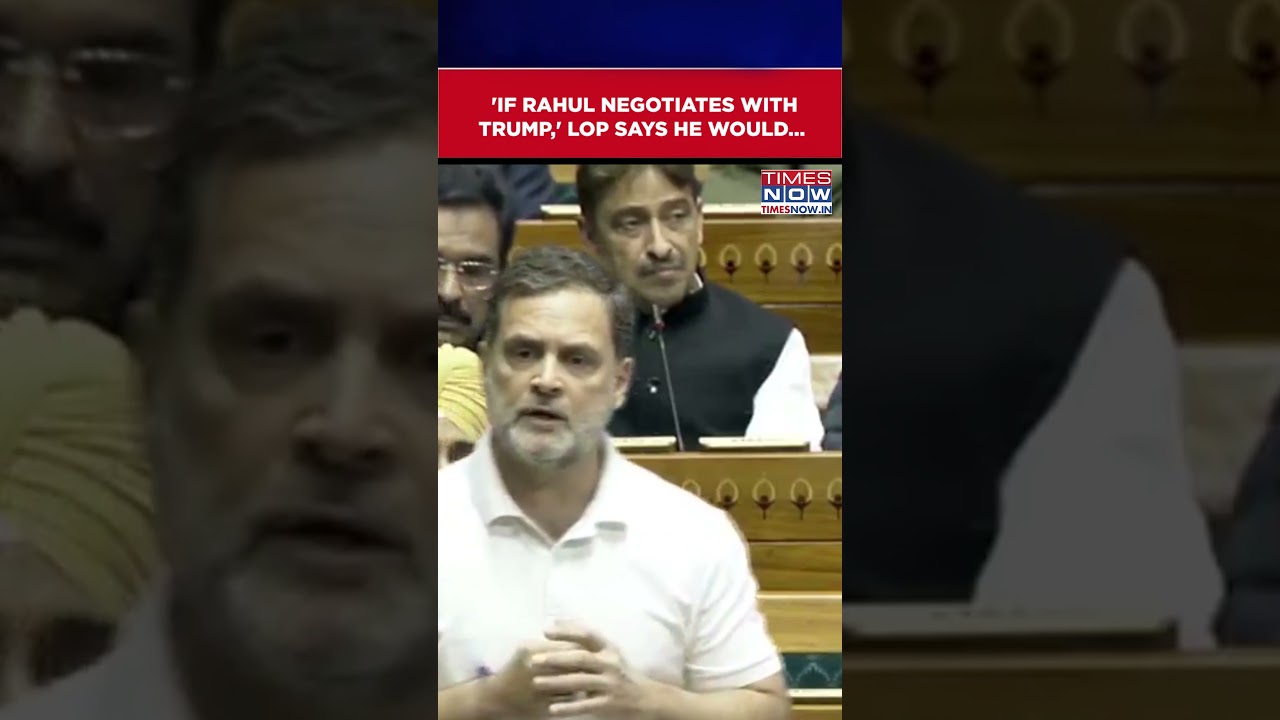 Rahul Gandhi Outlines Negotiation Strategy With Trump | Parliament Budget Session #shorts