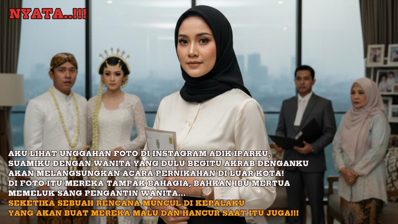 Suamiku Diam Diam Hendak Langsungkan Pernikahan Dengan Wanita Lain Di Luar Kota, Saat Itu Juga Aku..