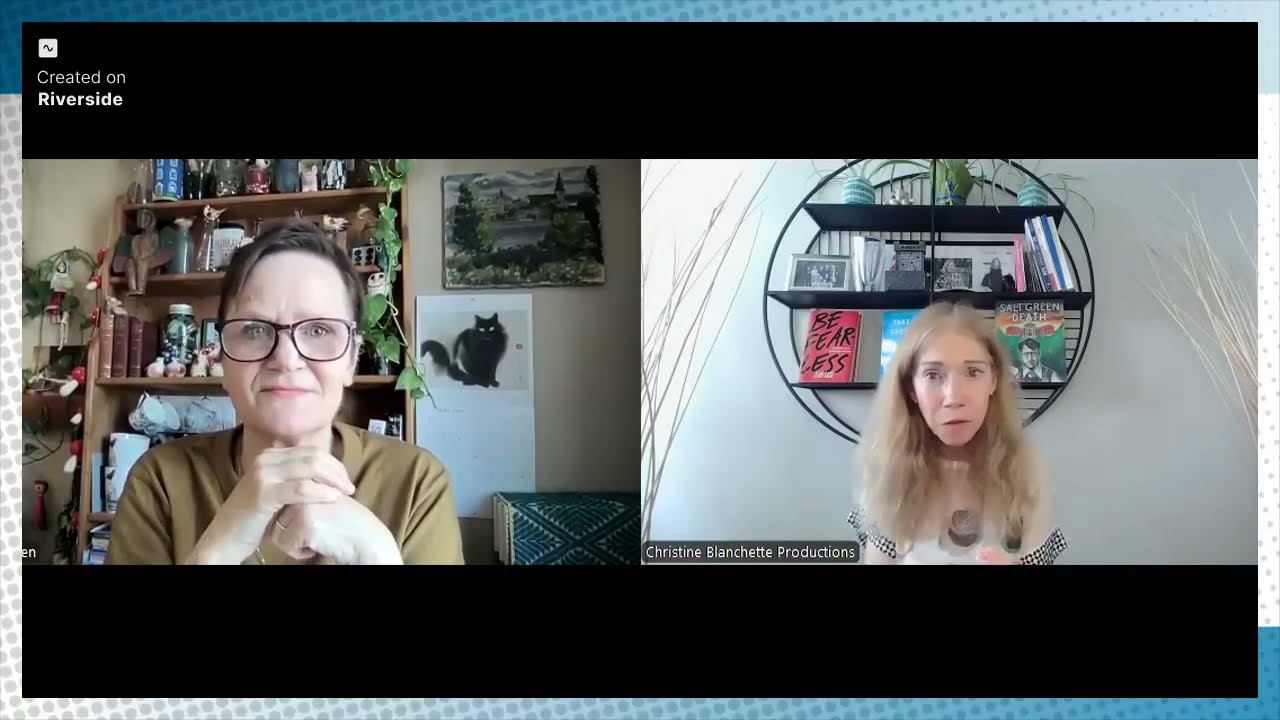 Katarina Thorsen writer and artist talks about her Graphic book Salt Green Death