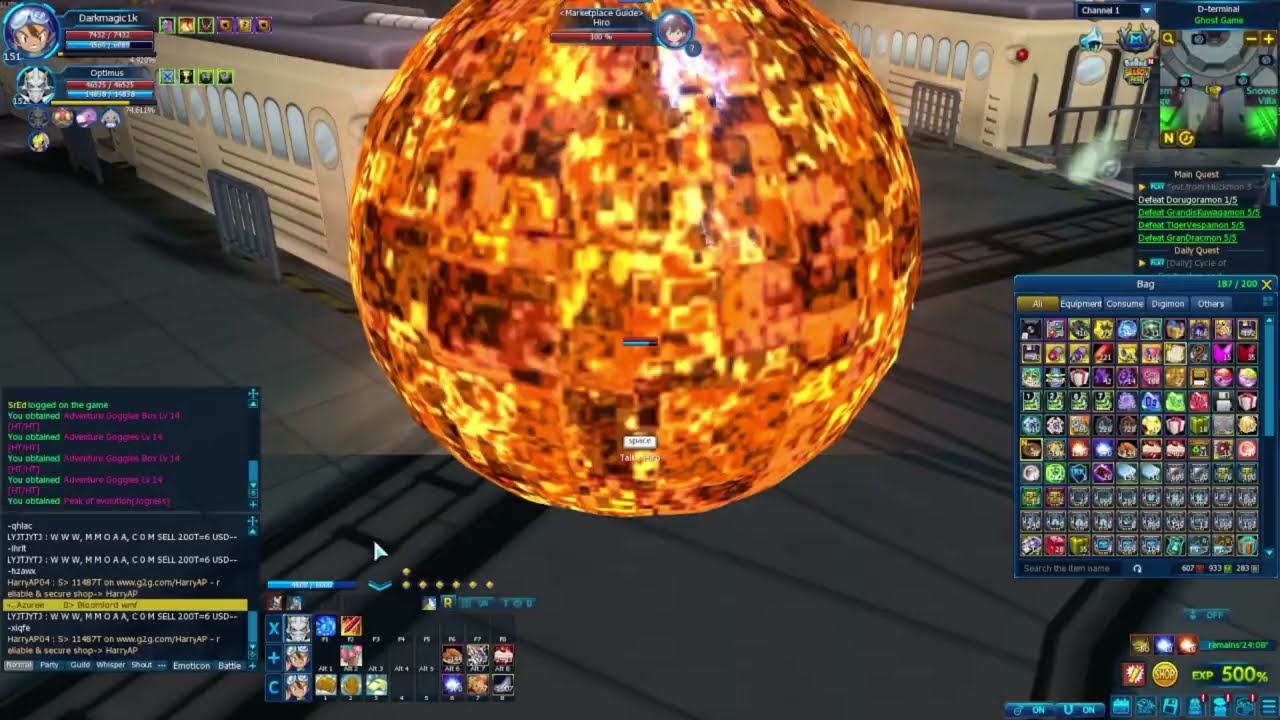 Всё ещё пытаетесь получить очки 15-го уровня?! Проверка урона с Гулусом! - Digimon Masters Online