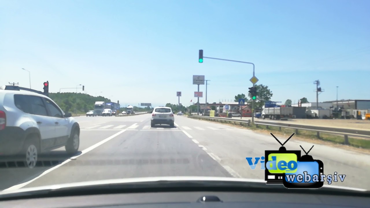 Hendek  Sakarya D-100 - Karayolu İstanbul İstikameti Uzun Yol Videosu #otovlog #pov