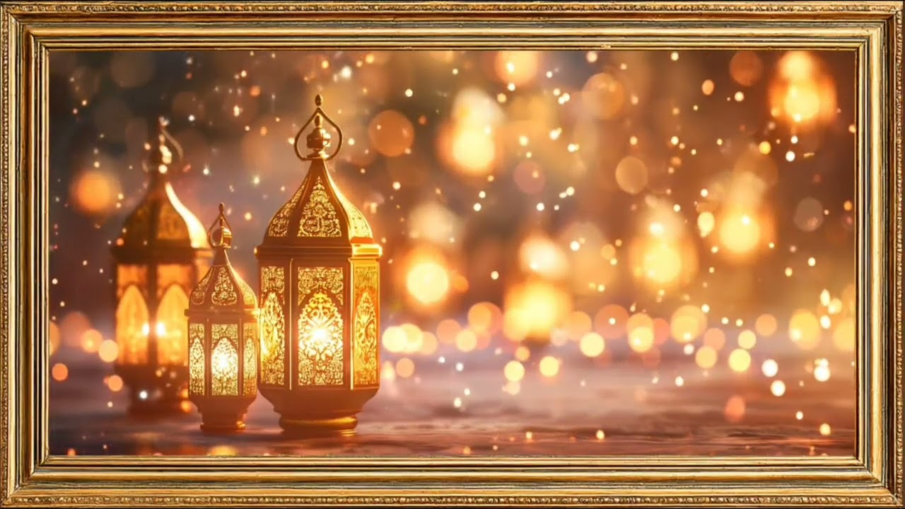 gold framed vintage fanoos ramadan  @cozy_sokon