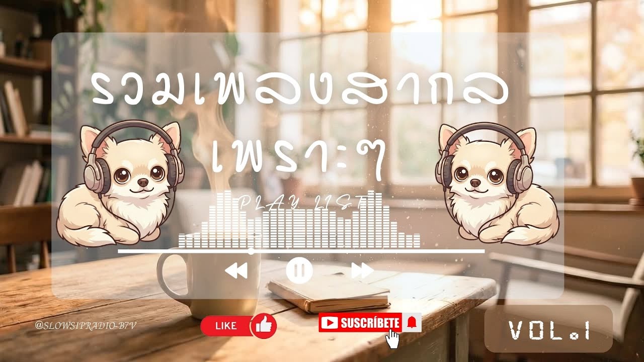 SlowSip Radio ☕ Cozy Cafe Music | Chill & Relaxing Indie Pop for Work, Study & Coffee Time
