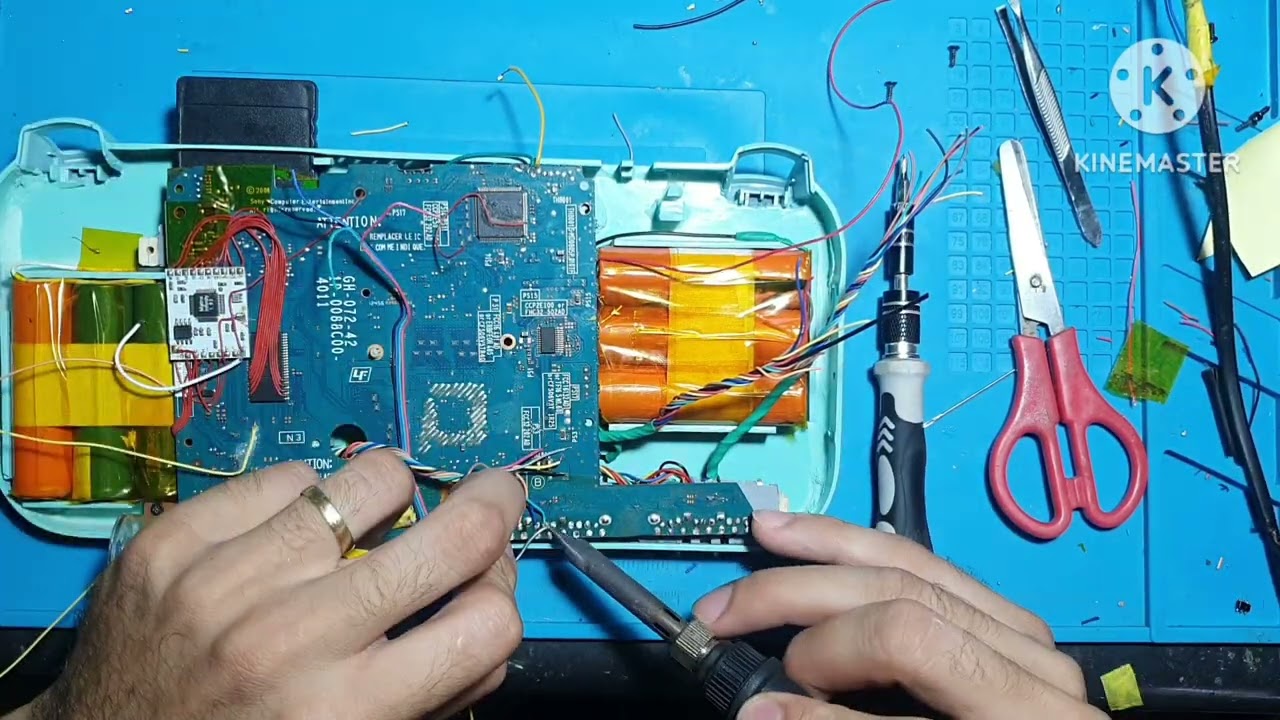 Finalização do Playstation 2 Portatil - Parte Final.#gaming #nostalgiaplaystation #portatil