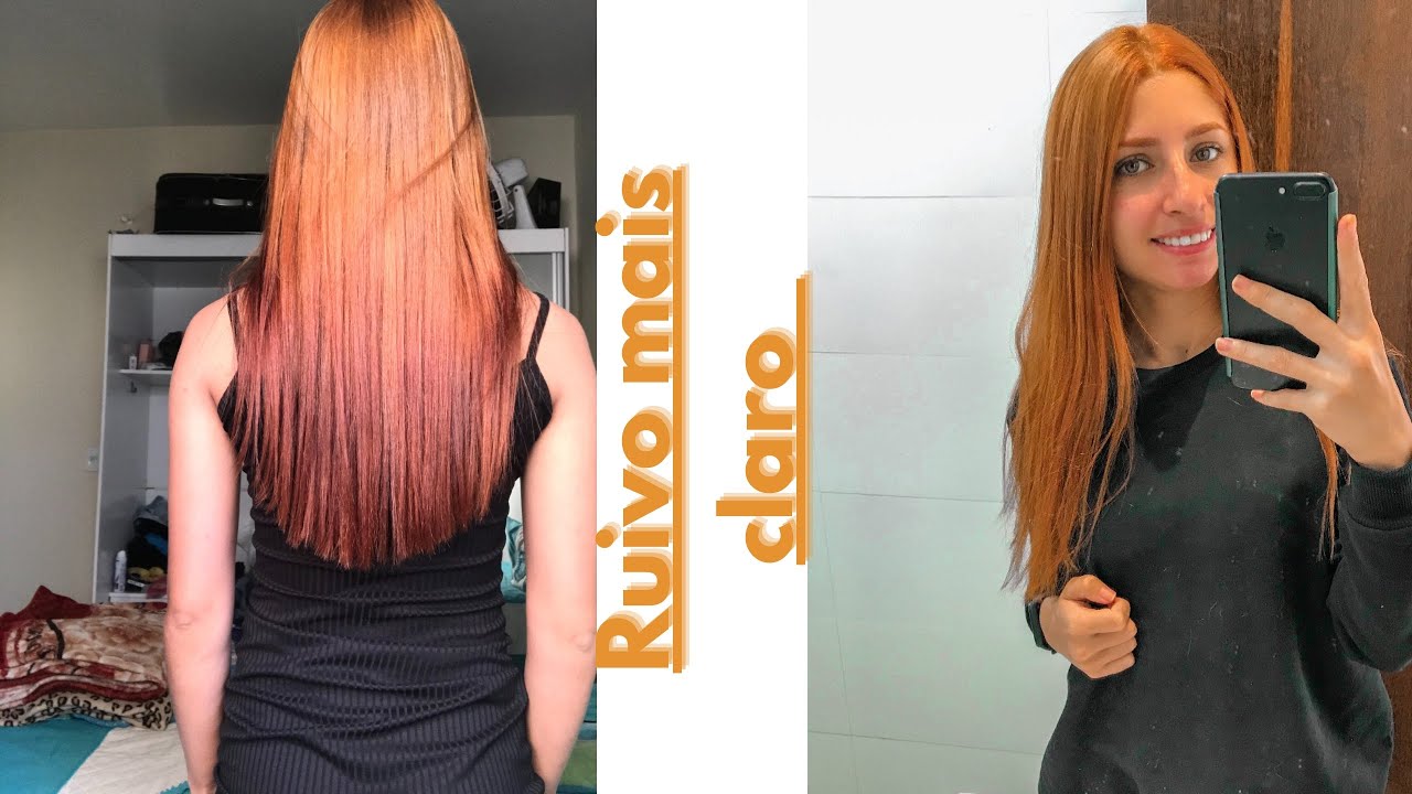 CLAREANDO MEU RUIVO E TIRANDO MANCHAS COM CREMADA ( Igora 8.77 + 9.1 ) - Danielly Correia