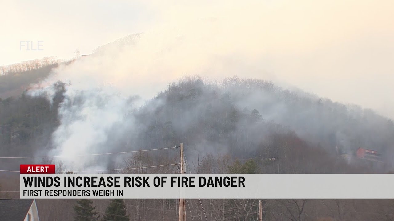 Dry, windy conditions could bring fire danger, officials say