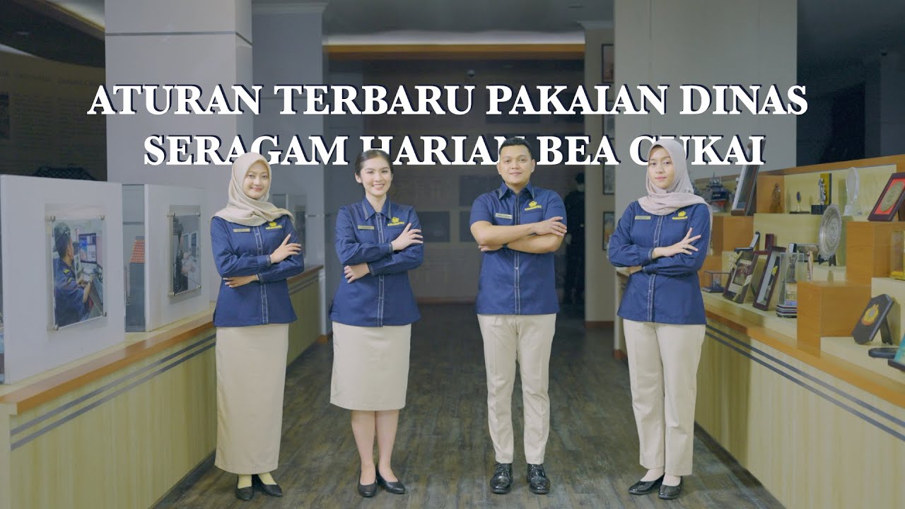 Aturan Terbaru Pakaian Dinas Seragam Harian Bea Cukai