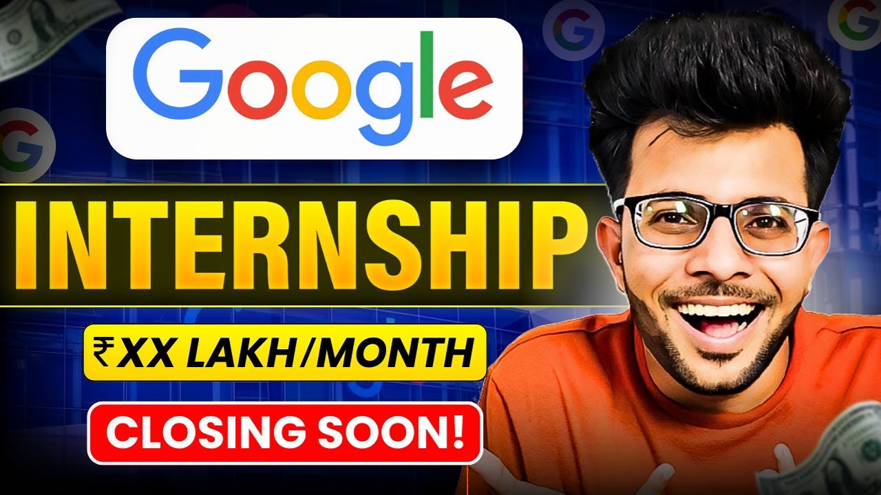 Google is Hiring Software Engineering Intern 🤑 ✅ |  Summer Internship 2025 | Closing Soon 😱🔥
