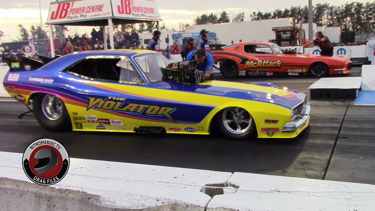2016 IHRA Rocky Mountain Nationals Part 33: (Nostalgia Funny Car Semi Finals)