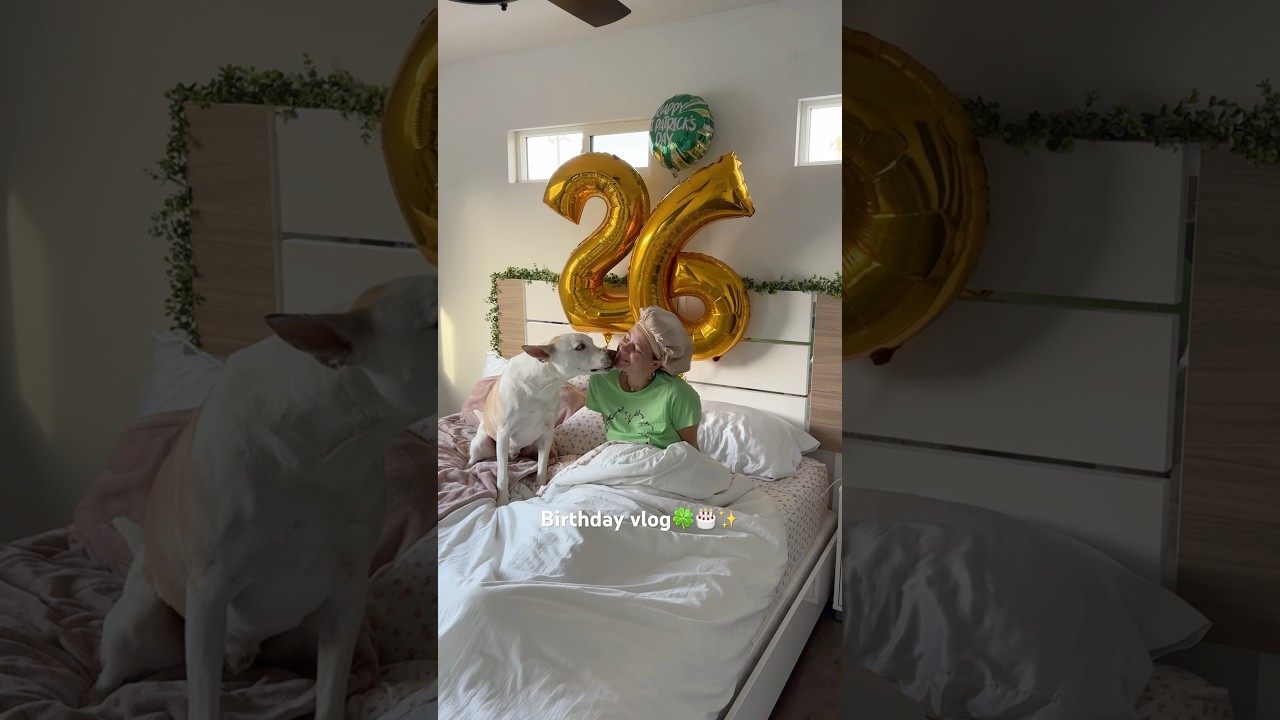 Here is how I spent my birthday vlog🍀🎂✨#vlog #dogshorts #pets #birthday #puppy #birthdayvlog #bday