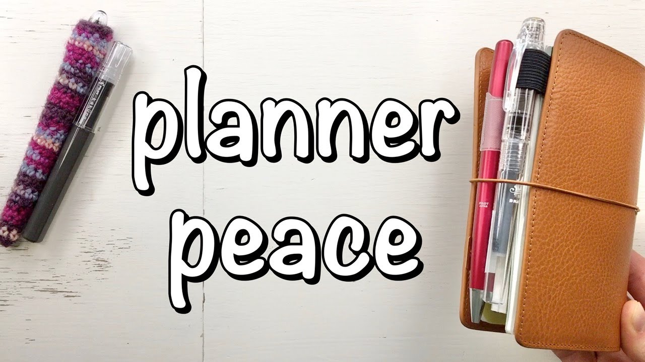 planner & journal setup in a pocket TN