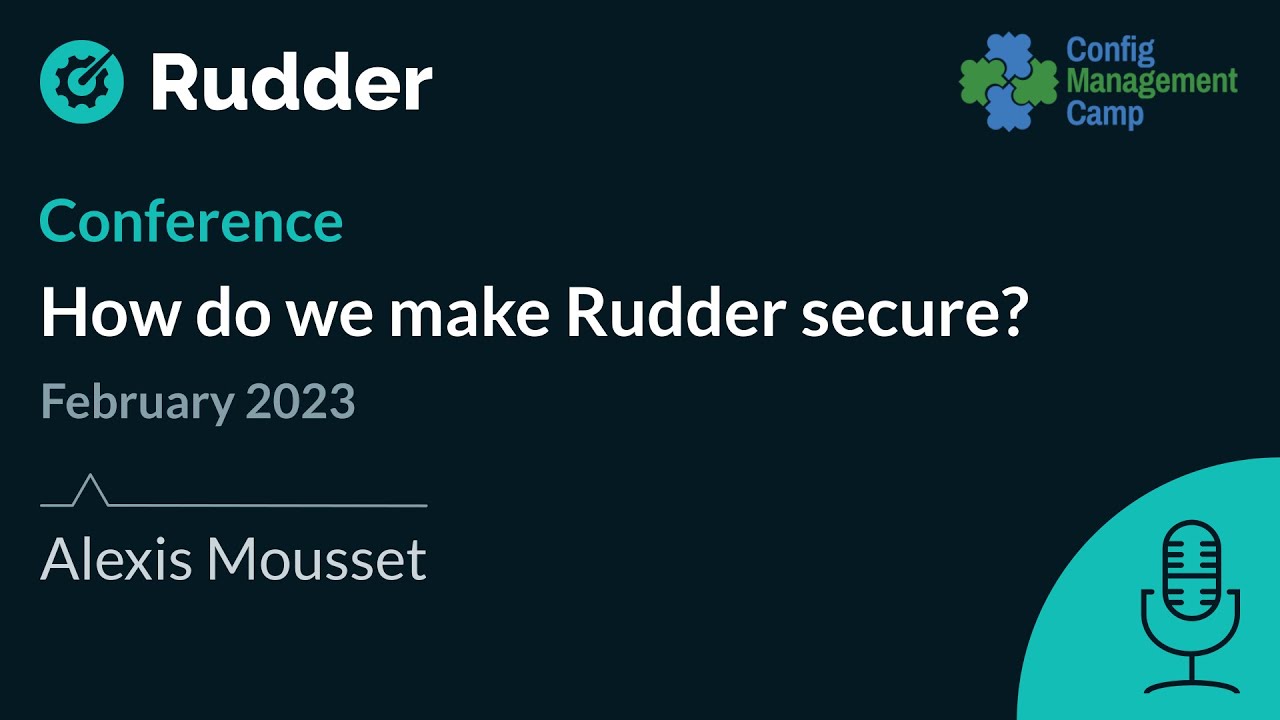How do we make Rudder secure?