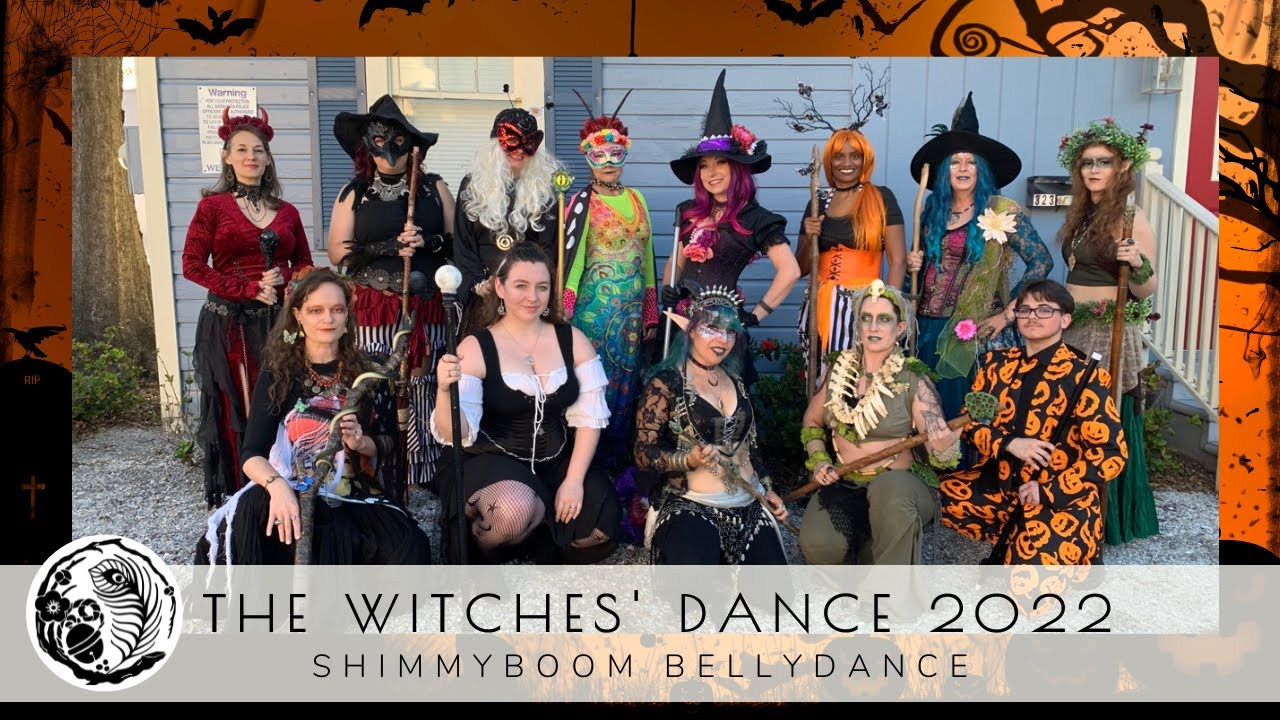 The Witches' Dance 2022 * ShimmyBOOM Bellydance Sarasota Dancing Witches Dance Flash Mob