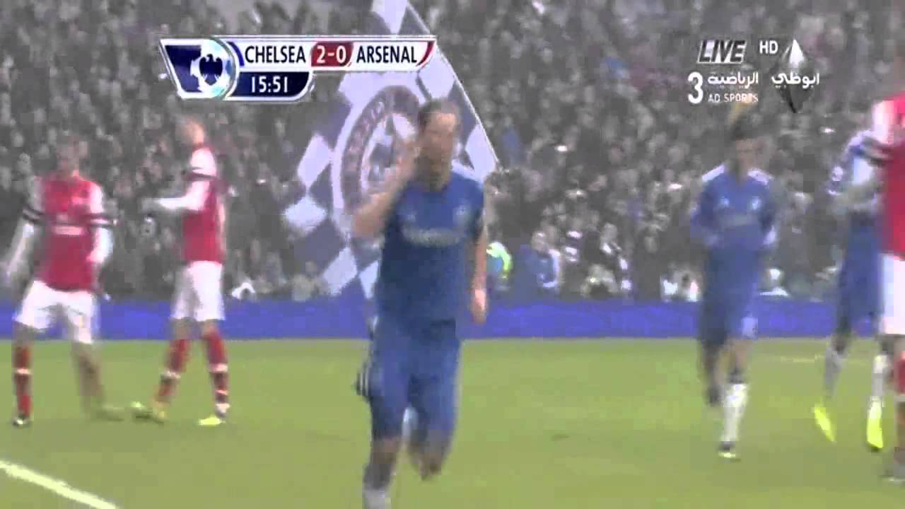 Full HD chelsea vs arsenal 2 1 20 01 2013 goals