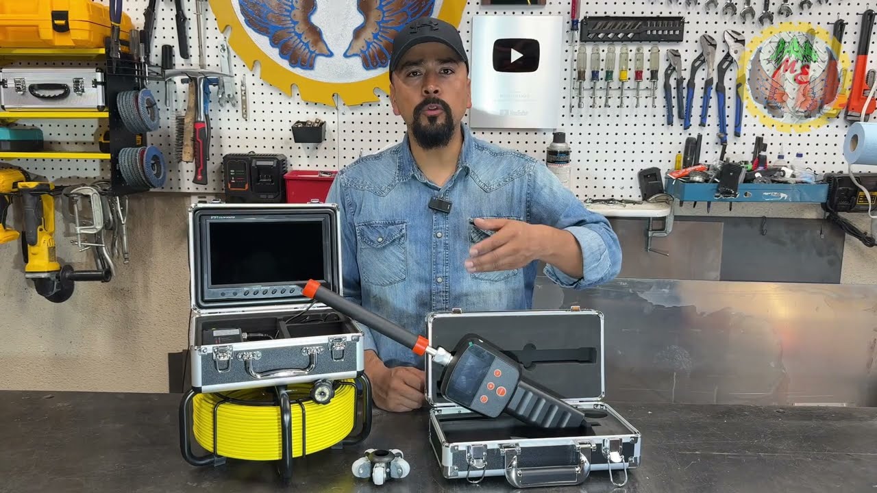 VEVOR Camara de Alcantarillado 50M Con Localizador 512Hz