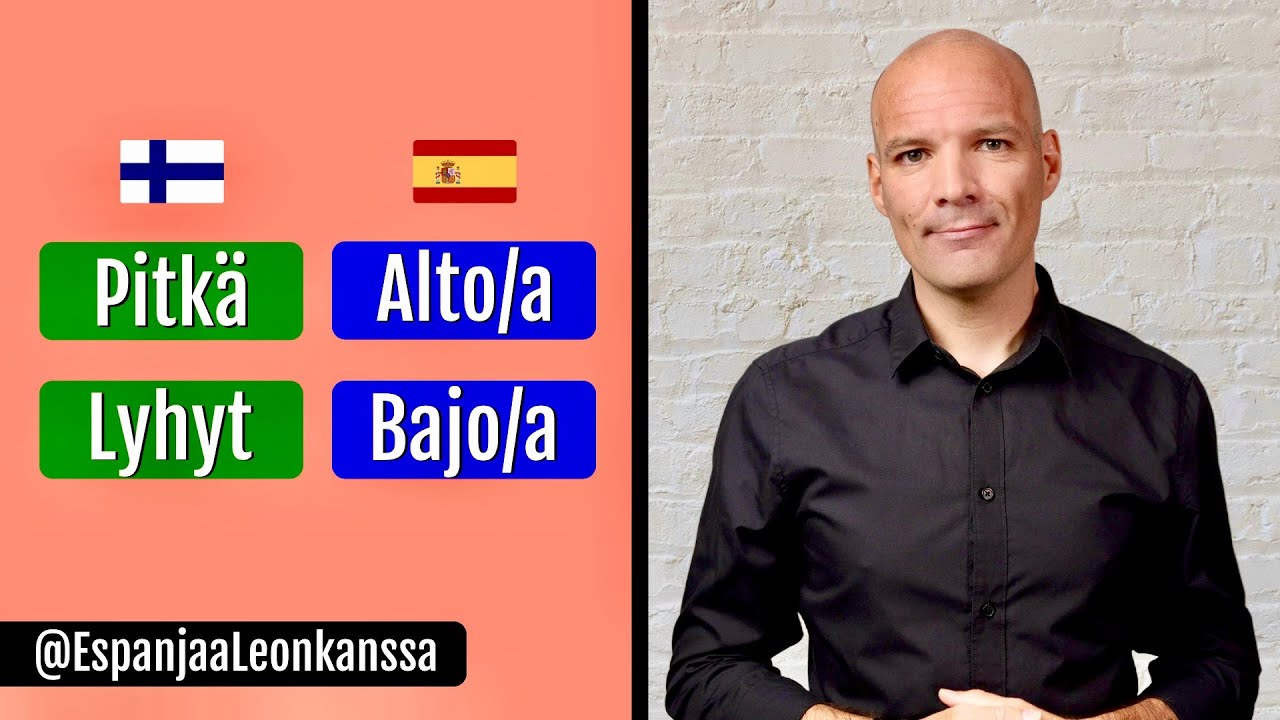 Henkilöiden kuvailemista ja vastakohtia espanjaksi 🇫🇮🇪🇸