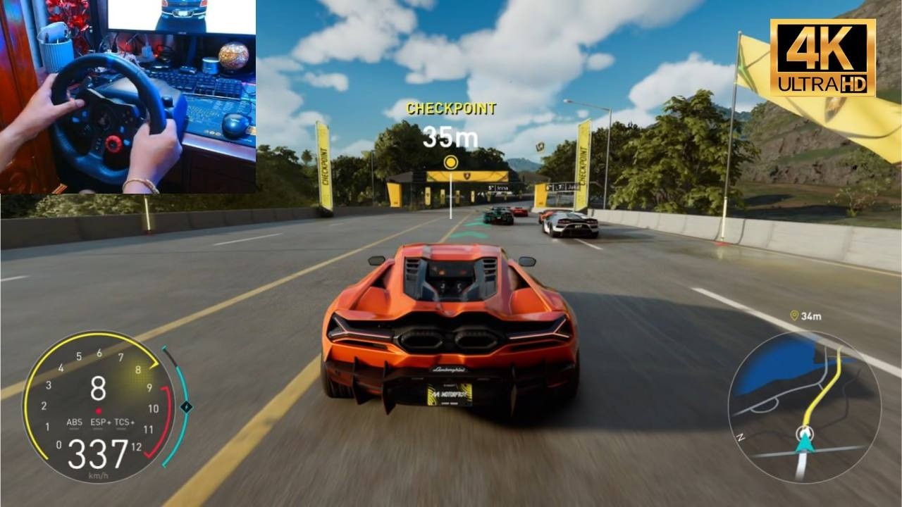 First Start The Game | The Crew Motorfest | Logitech G29 Steering Wheel Gameplay 4K
