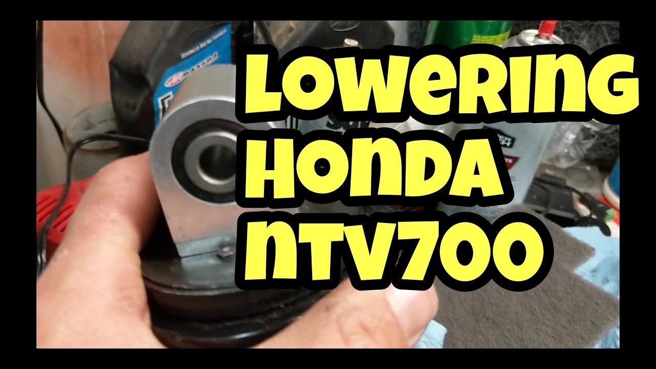 How to lower a Honda NTV700 Hyperpro kit