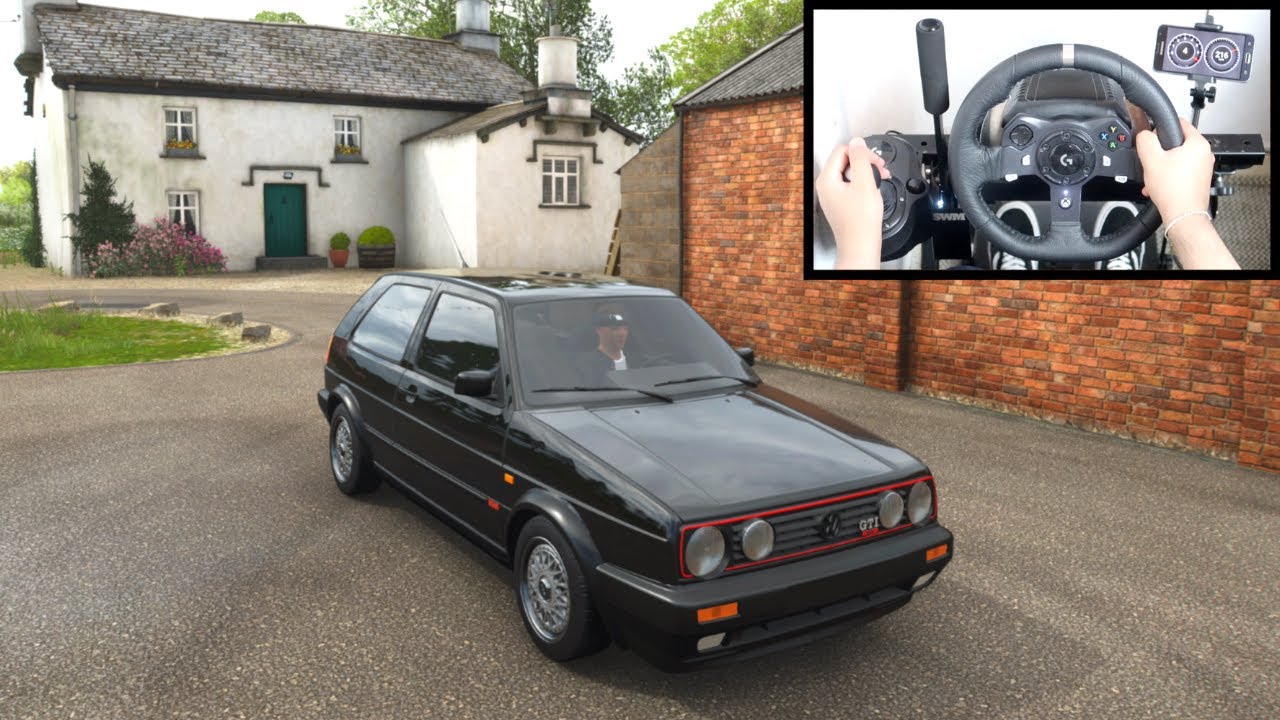 Forza Horizon 4 Volkswagen Golf GTI 16V MK2 (Steering Wheel + Shifter) Gameplay