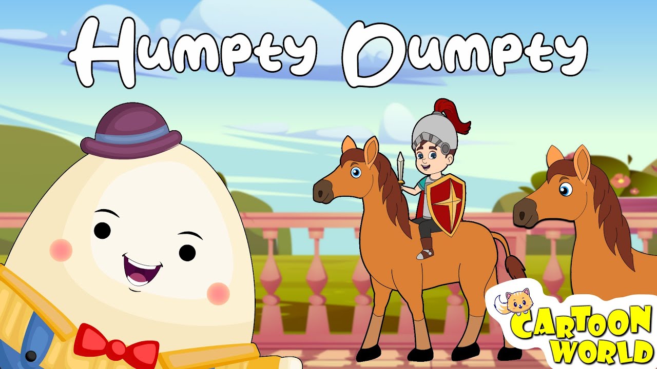 Humpty Dumpty | Cartoon World Animation Nursery Rhymes & Songs For Children