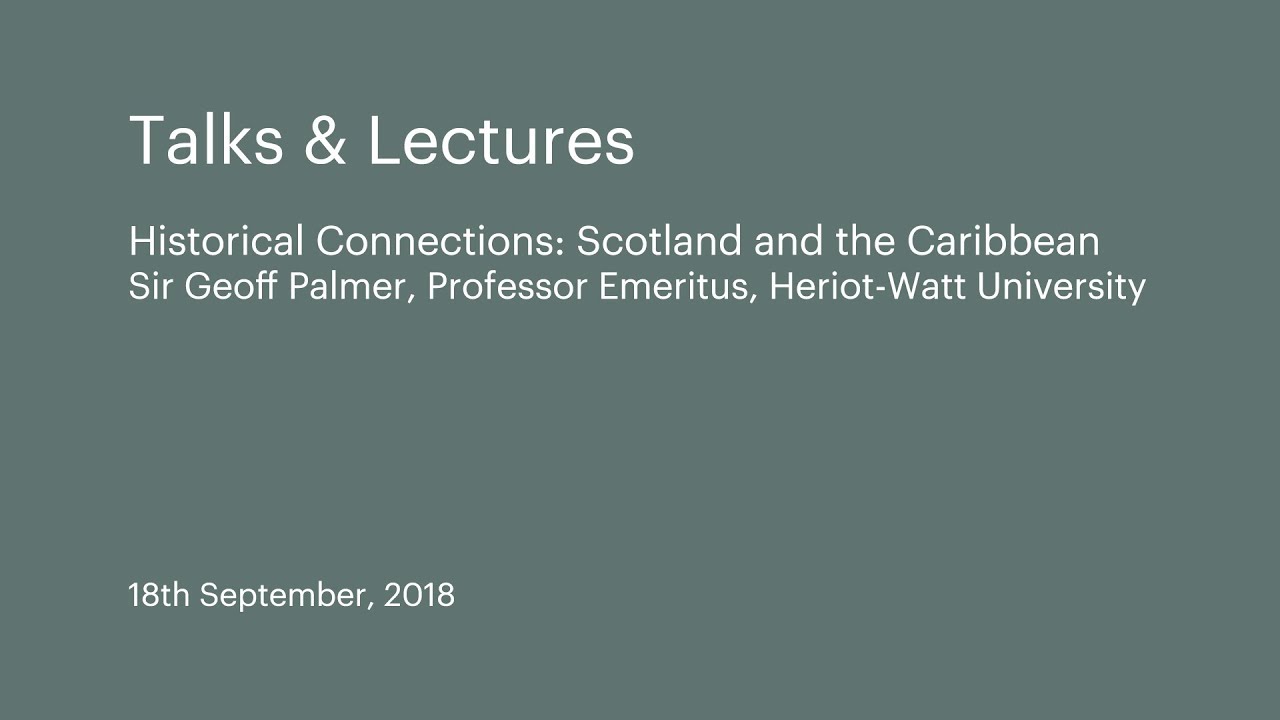 Talks & Lectures | Scotland and the Caribbean