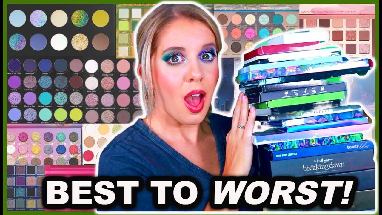 Ranking ALL the Eyeshadow Palettes I Tried in 2025… 😳