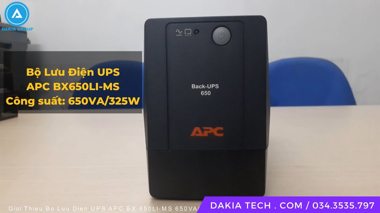 #1 Bộ Lưu Điện UPS APC BX650LI-MS 650VA/325W - Hướng dẫn sử dụng chi tiết [DAKIA]
