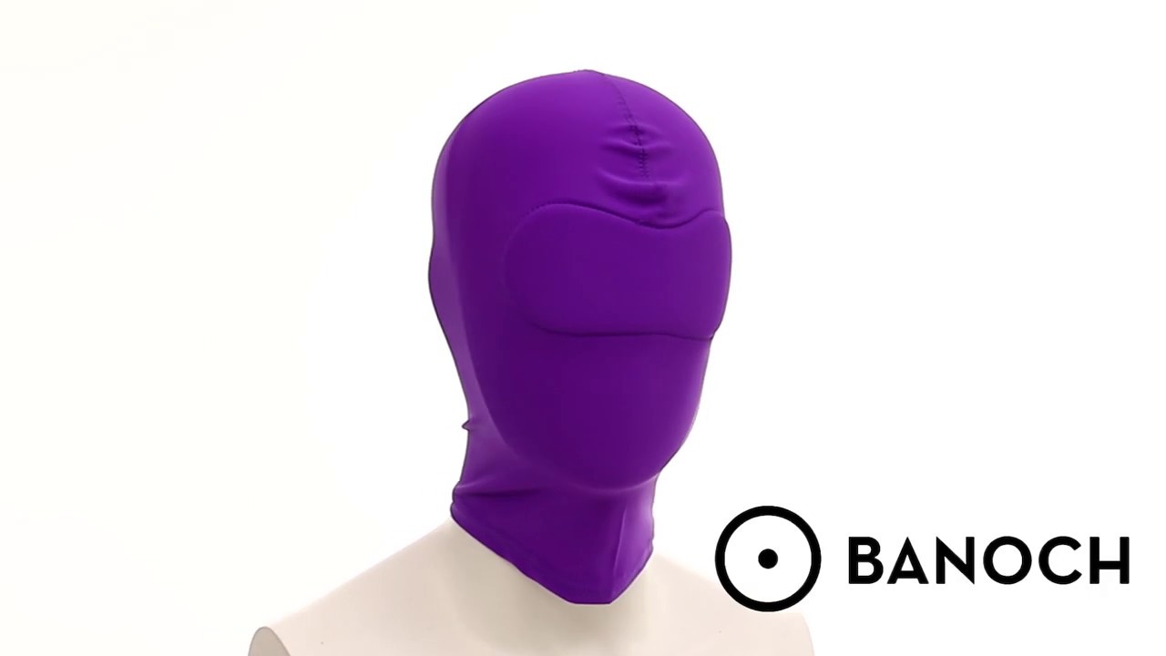 Banoch | Mask Full Purple  - Spandex Hood | BDSM