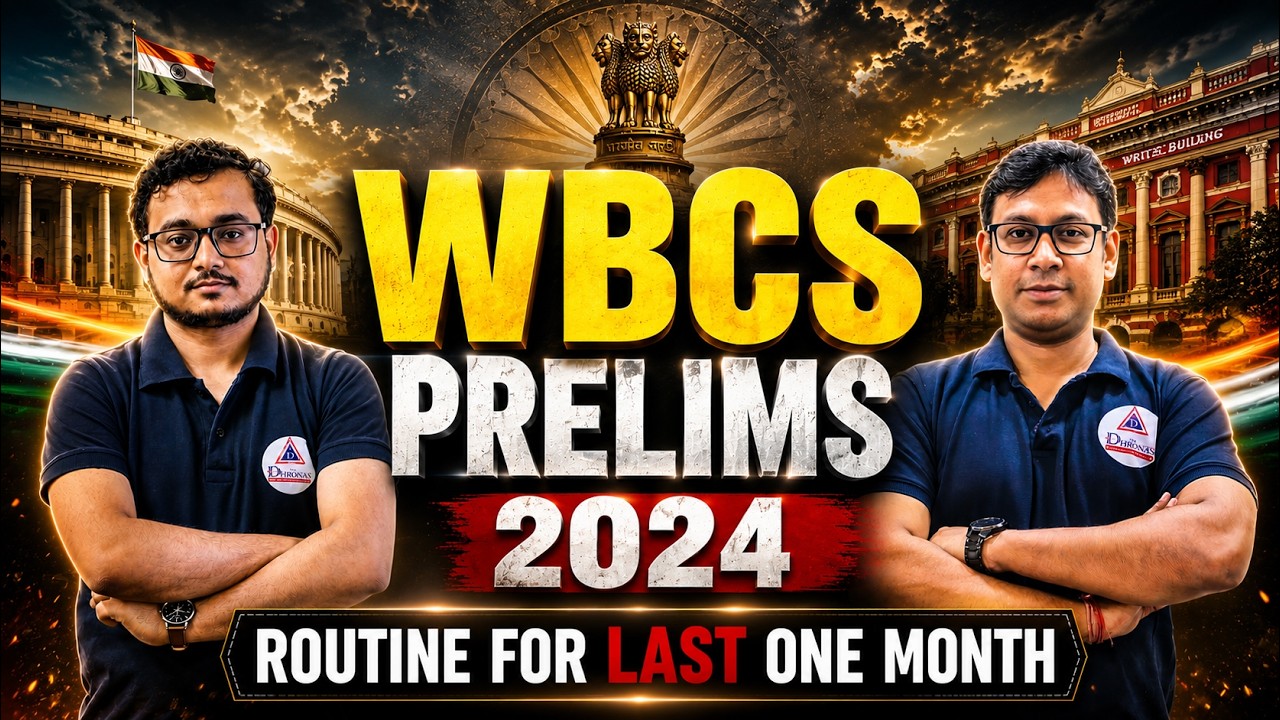 WBCS Prelims 2024 || Routine For Last One Month || #wbcs #routine #psc #wbcs2024