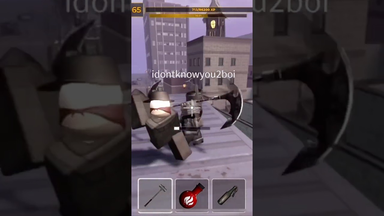 Roblox criminality mobile not even 5 hours into the hallows 2024 update and already killed a necro