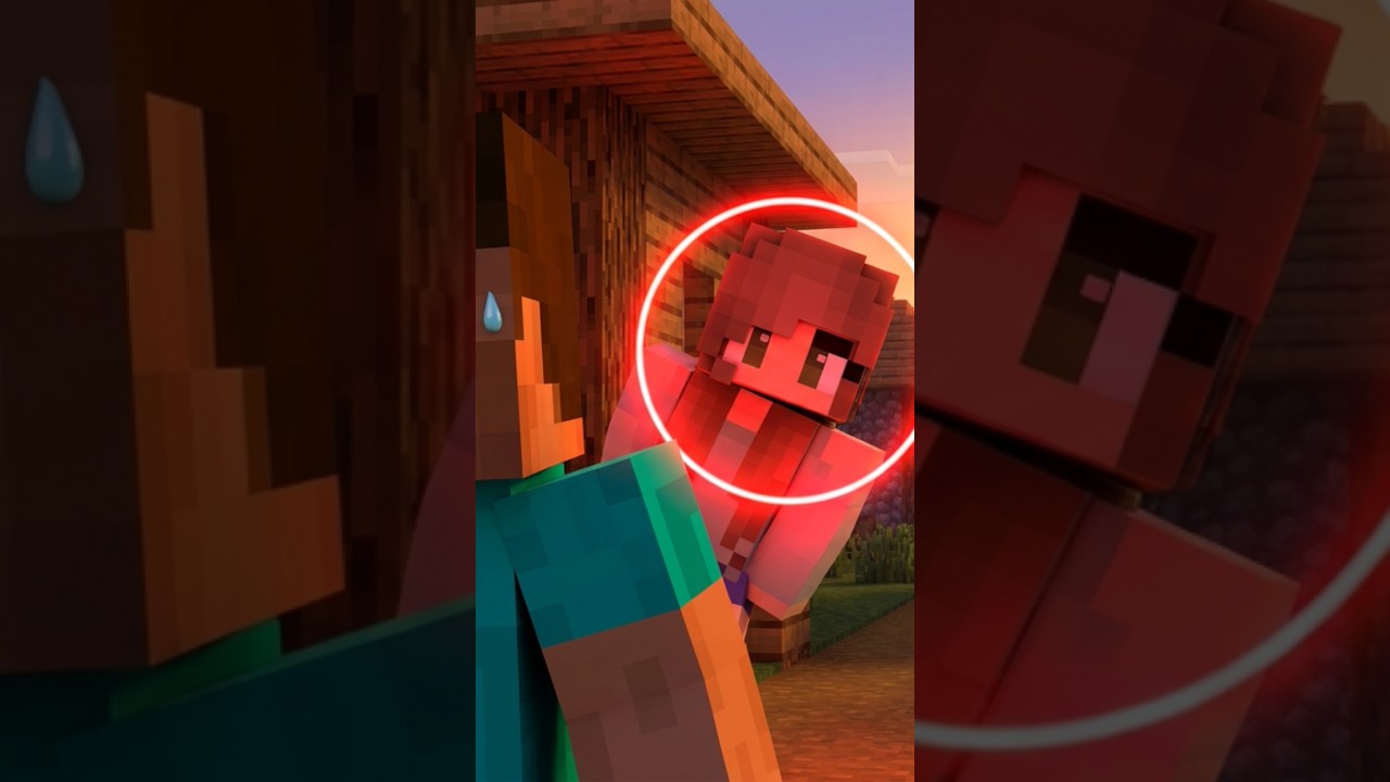 She was stalking me in Minecraft! 😱