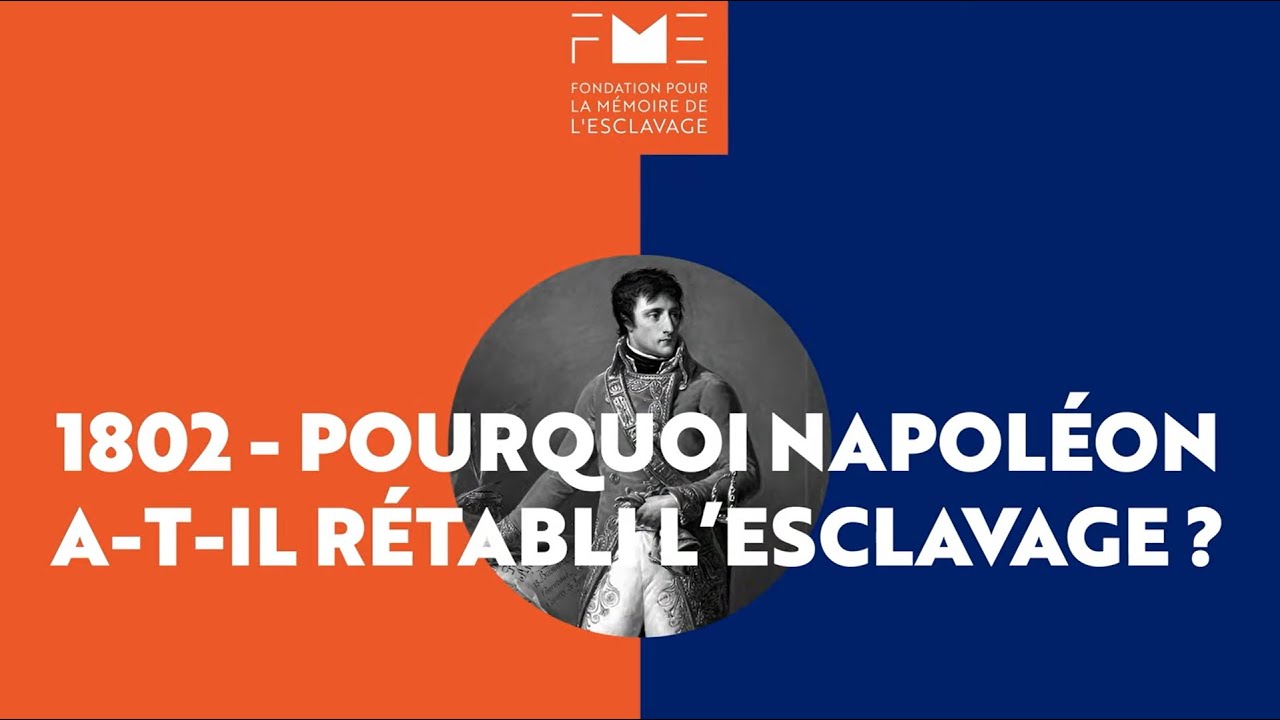 1802 - Pourquoi Napoléon a t-il rétabli l'esclavage ?