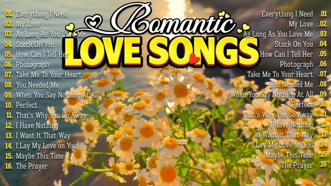 500 Greatest Relaxing Love Songs 80's 90's ~ Love Songs Essentials Playlist ( No ADS )