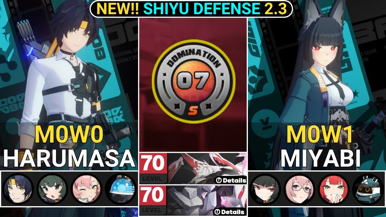 M0W0 Harumasa & M0W1 Miyabi Showcase | NEW!! Shiyu Defense Zenless Zone Zero 2.3