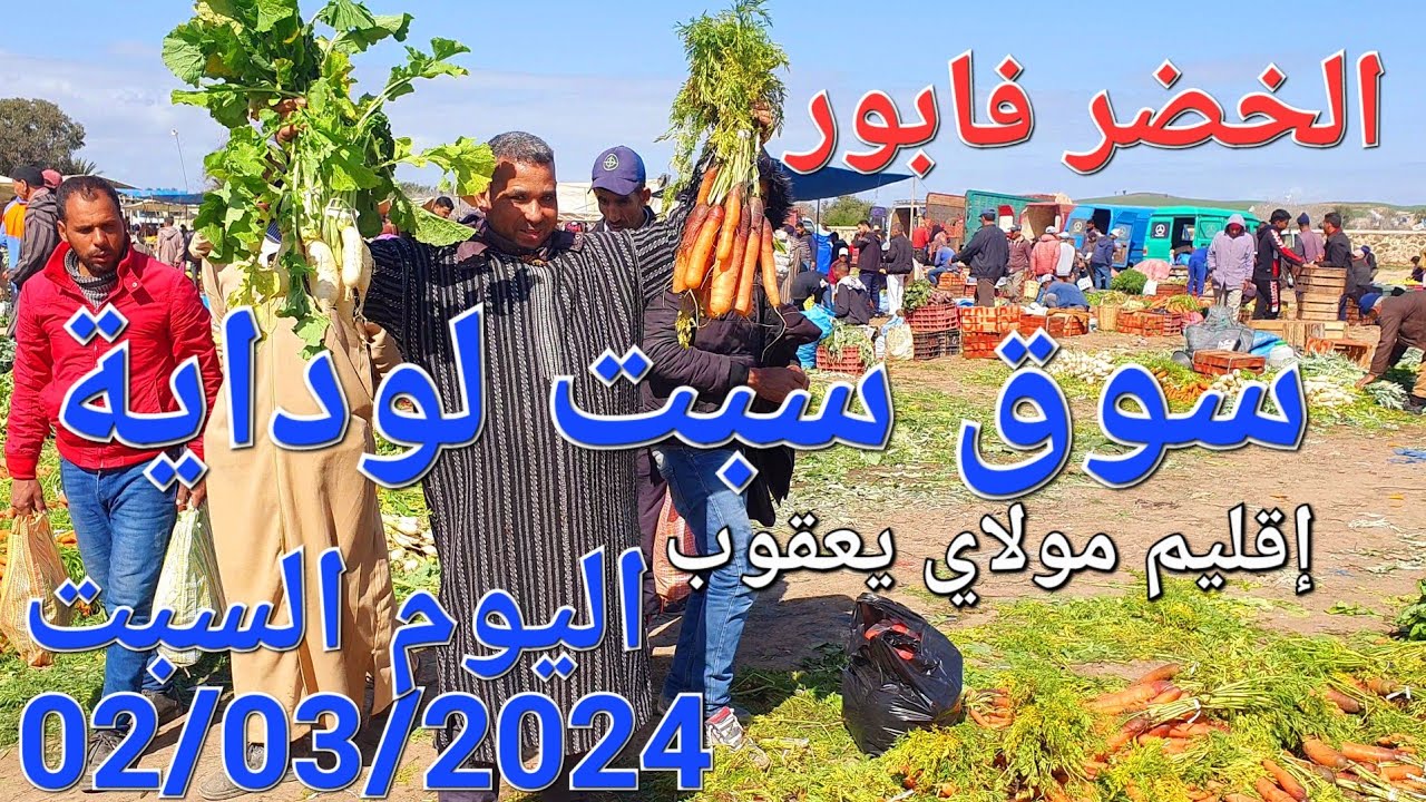 أثمنة الخضر واللحوم والدجاج البلدي سوق سبت لوداية اليوم 02/03/2024